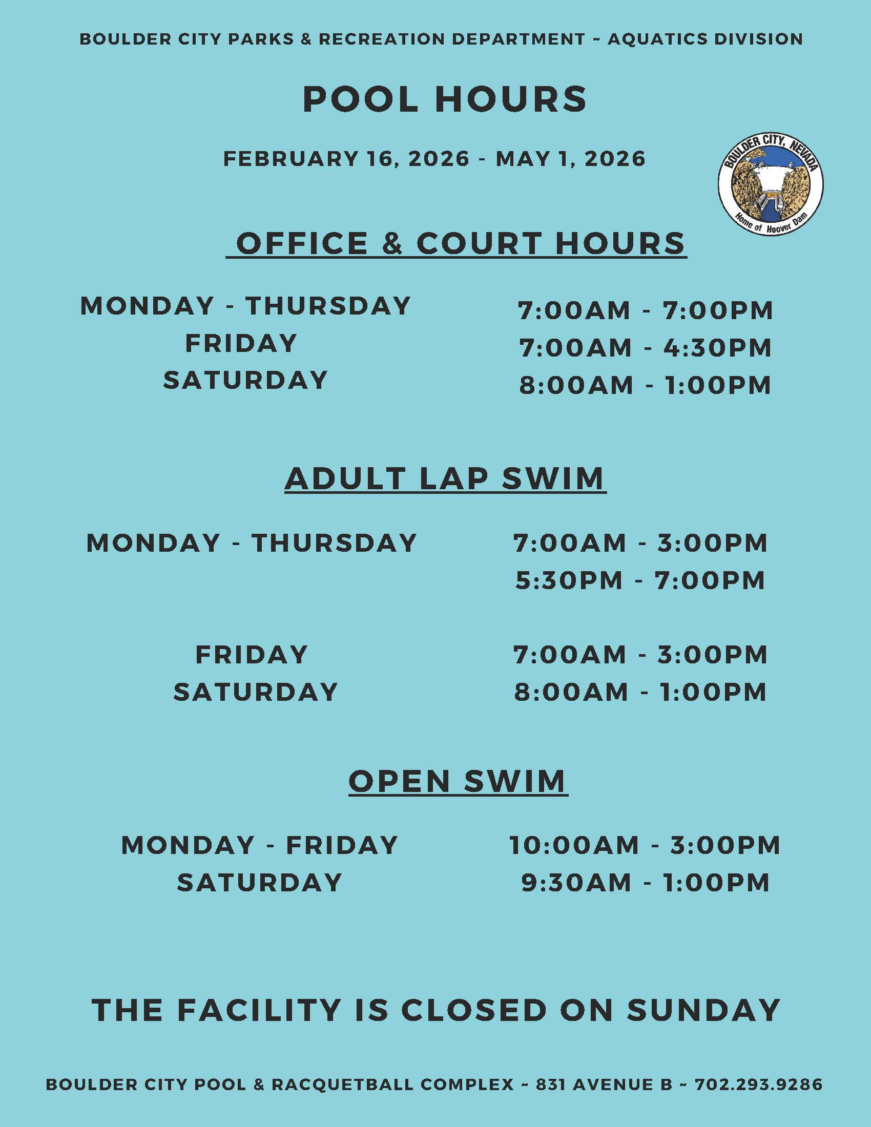 Pool Hours - Beginning Feb 16 2026_Page_1